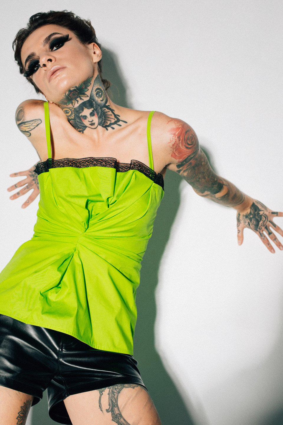 green corset