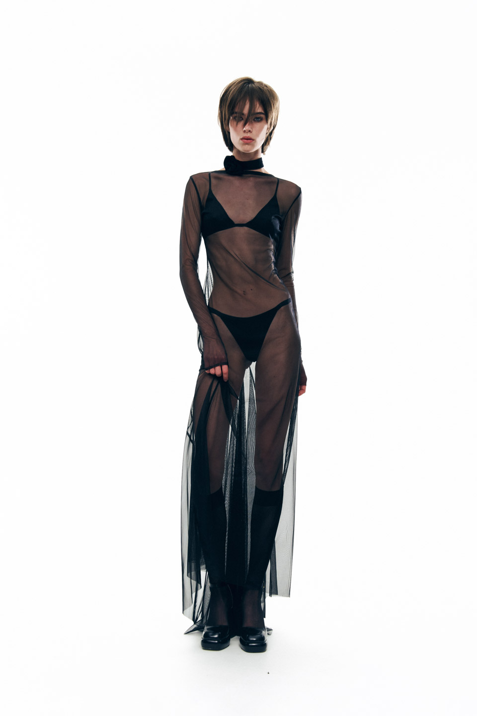 mesh dress