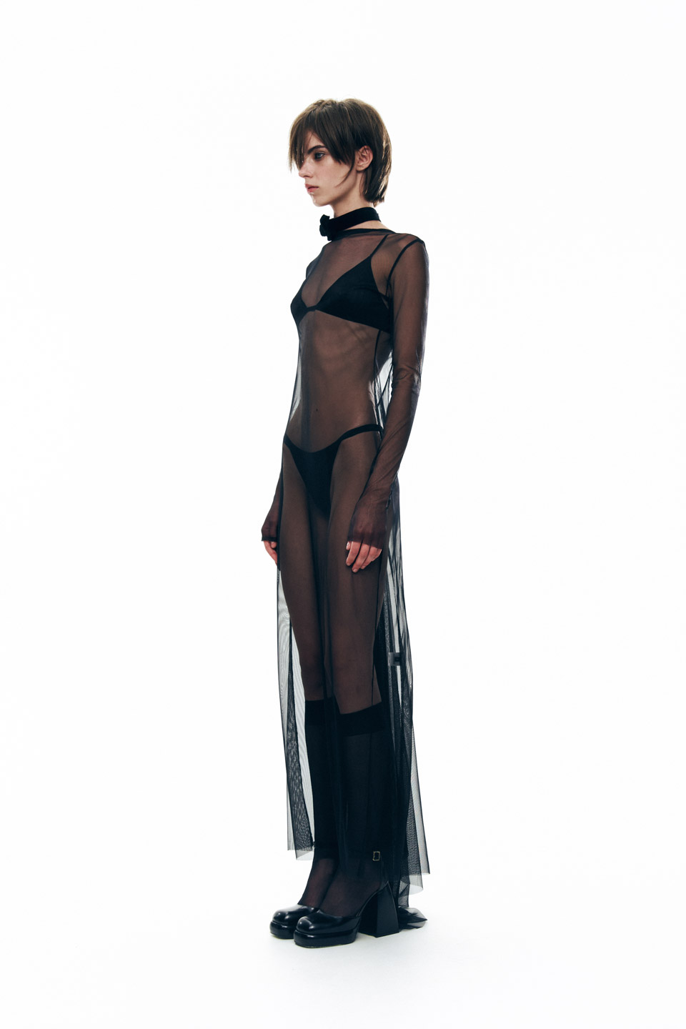 mesh dress