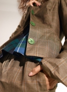 checked jacket details 