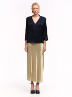 Silk MIDI SKIRT 