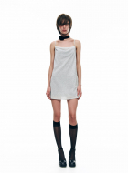 metallic mini dress 
