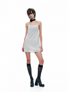 metallic mini dress 