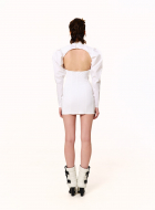 Mini CORSET dress white